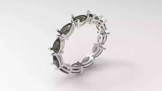 Eternity STL 3D jewelry Ring model rr0002