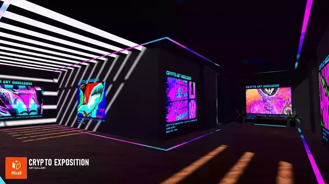 Crypto exposition - art gallery