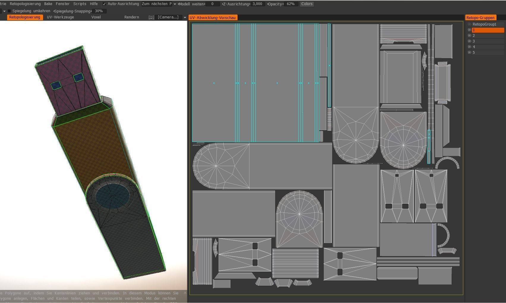 USB Stick Low Poly Aluminium Version - gameready - PBR Low-poly 3D model_8