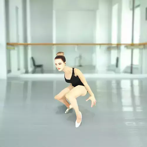 Elegant Ballet Dancer model pack