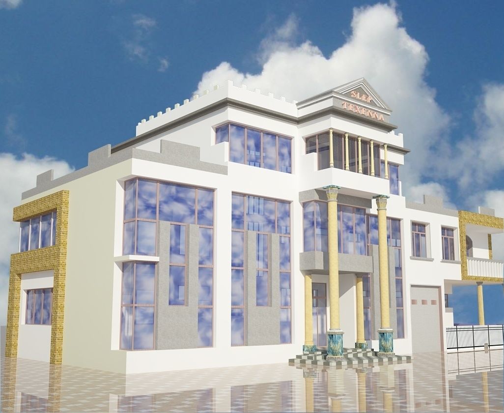 city hall 3D model_1