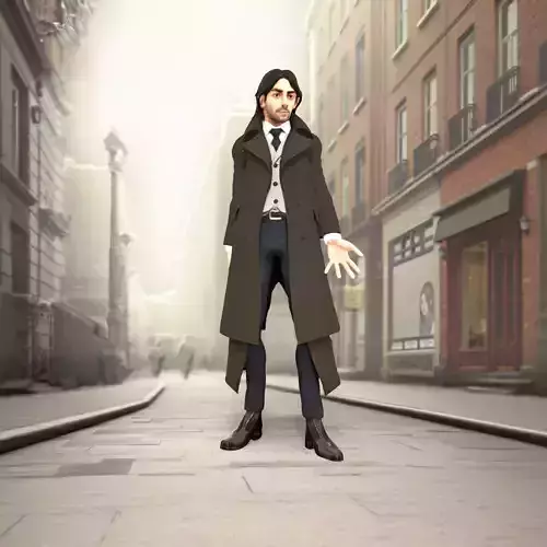 Elegant Detective Character model pack