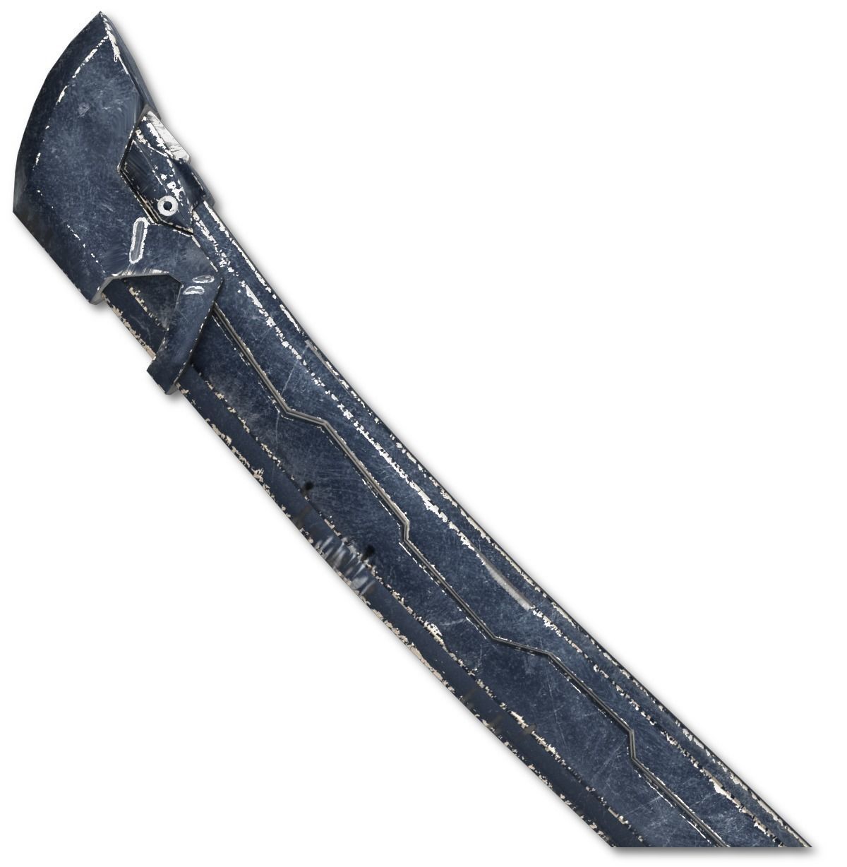 Sci-fi Frozen Sword Low-poly 3D model_6