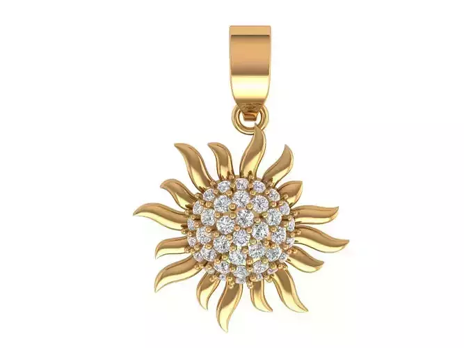 SunFlower Pendant