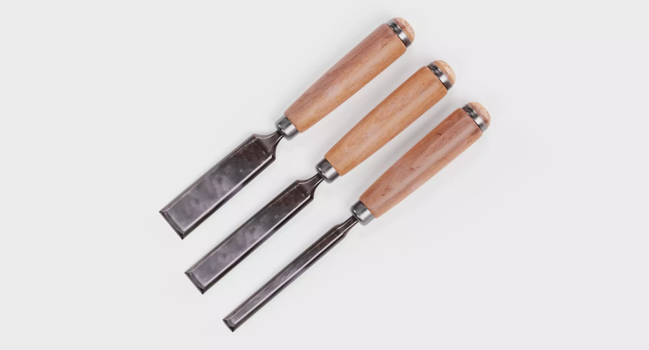 Chisels - Carpentry Hand Tool Set 3D model