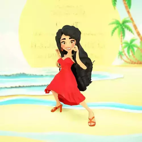 Curly Haired Character model pack