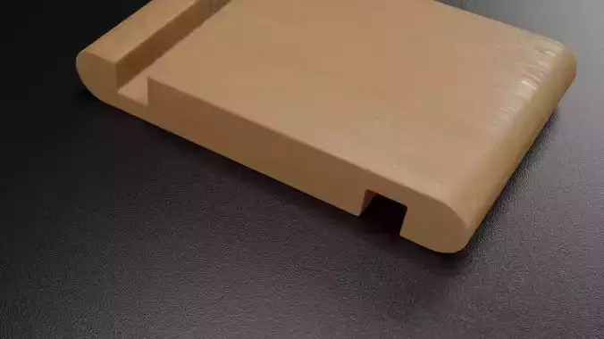 Wooden smartphone holder