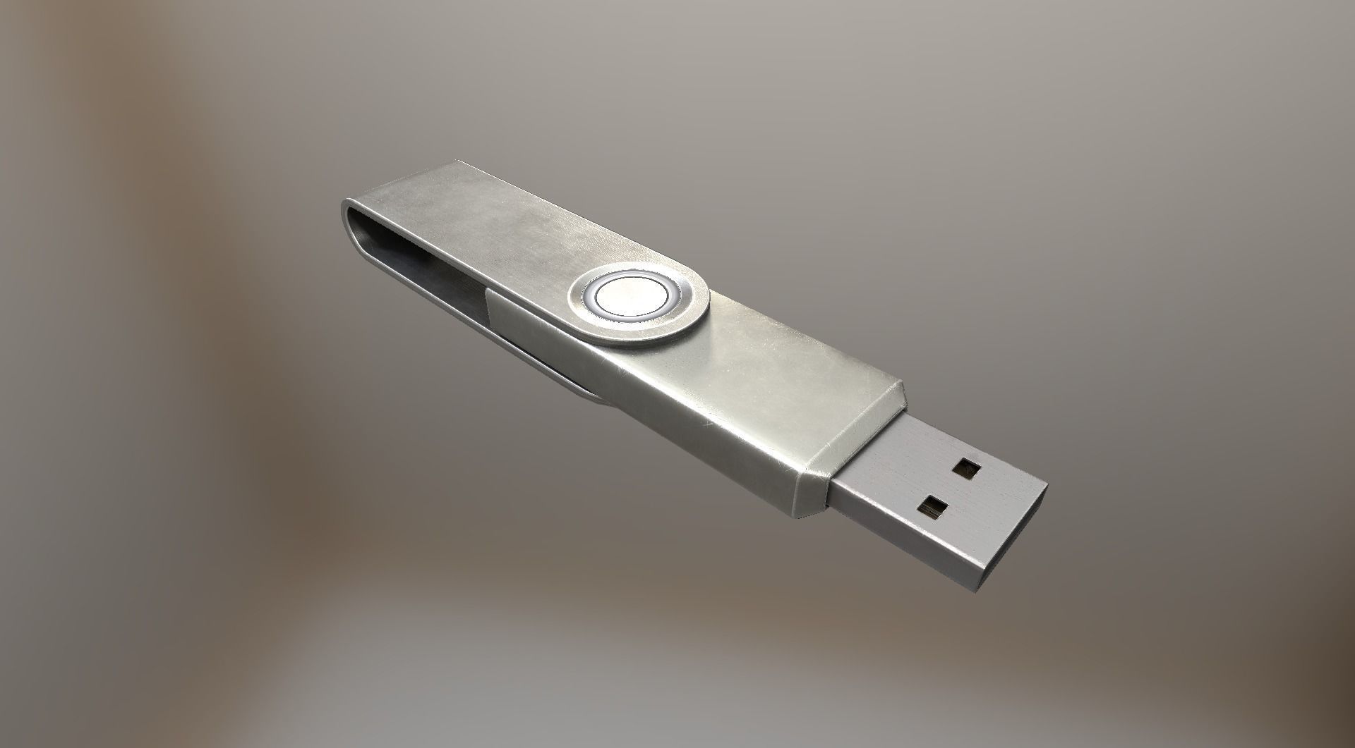 USB Stick Collection - Gameready - PBR Textures Low-poly 3D model_25