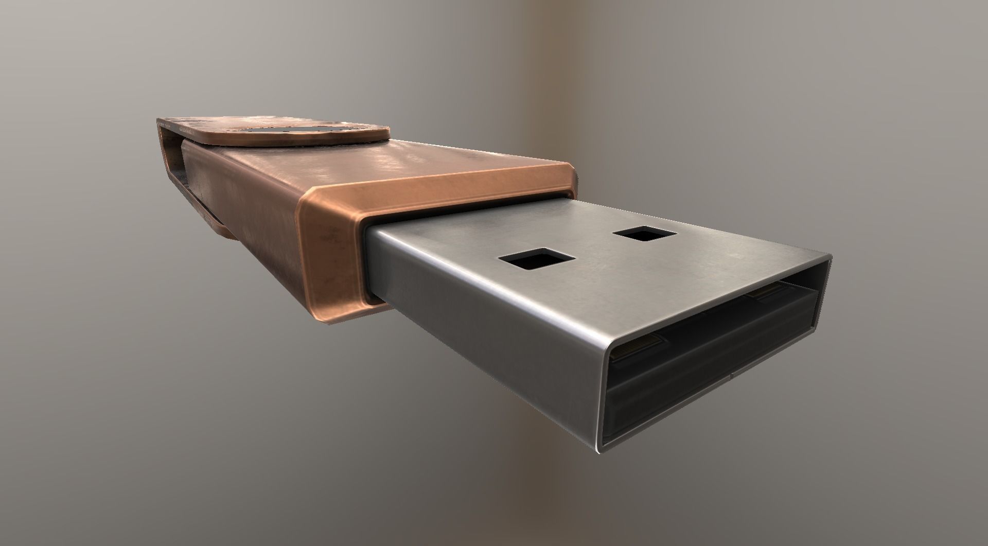 USB Stick Collection - Gameready - PBR Textures Low-poly 3D model_140