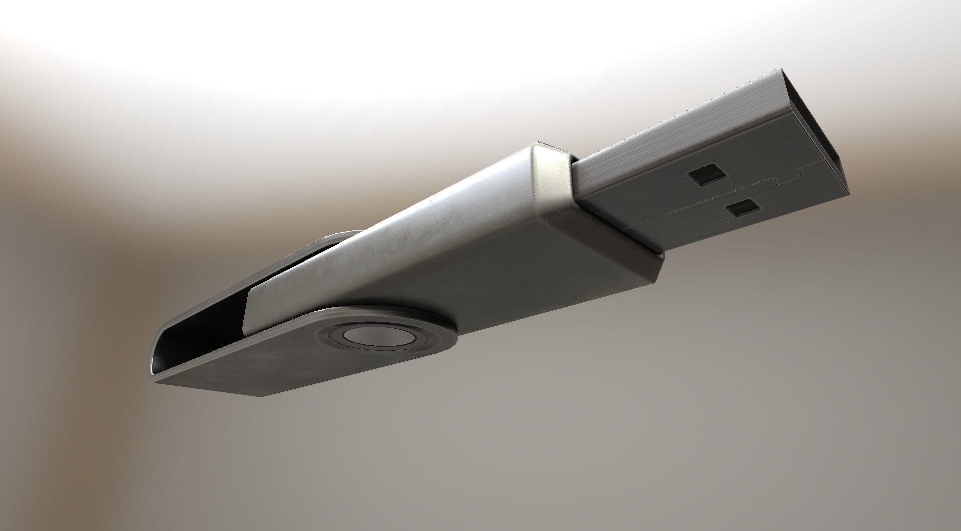 USB Stick Collection - Gameready - PBR Textures Low-poly 3D model_83