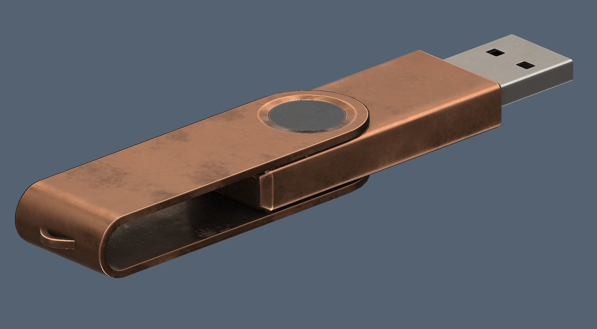 USB Stick Collection - Gameready - PBR Textures Low-poly 3D model_19