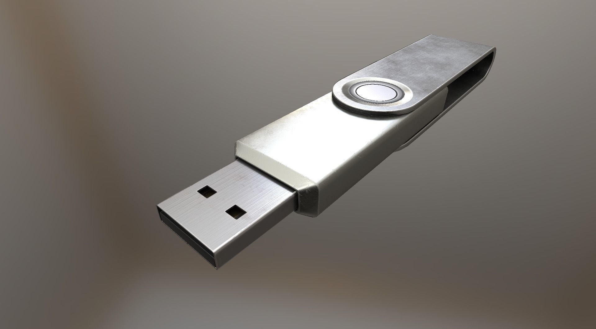 USB Stick Collection - Gameready - PBR Textures Low-poly 3D model_129