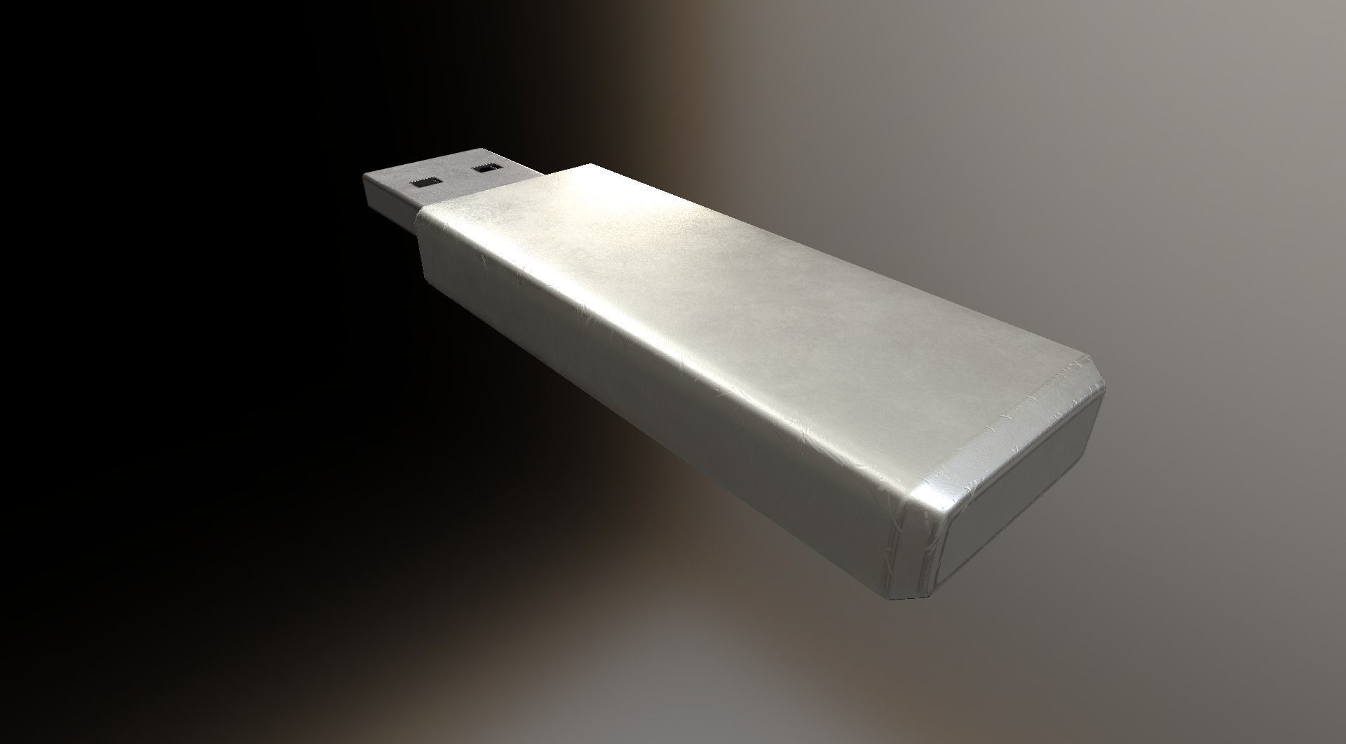 USB Stick Collection - Gameready - PBR Textures Low-poly 3D model_72