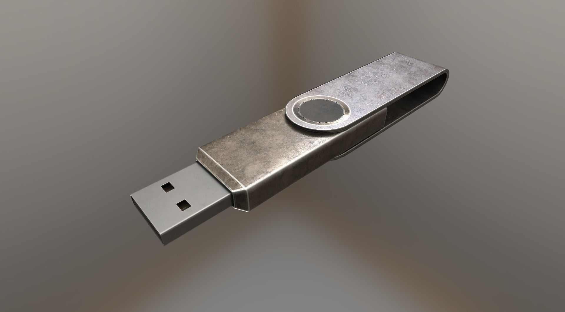 USB Stick Collection - Gameready - PBR Textures Low-poly 3D model_6