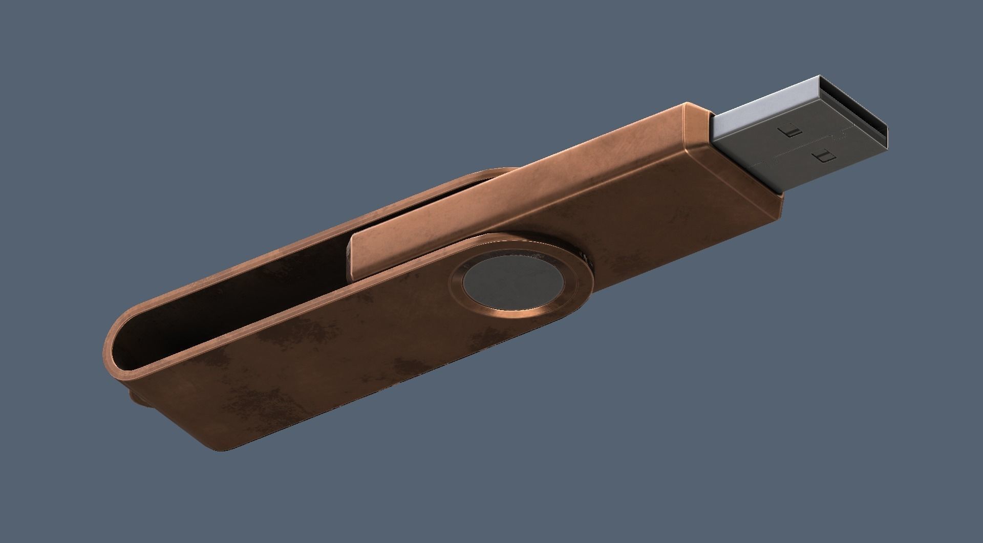 USB Stick Collection - Gameready - PBR Textures Low-poly 3D model_41