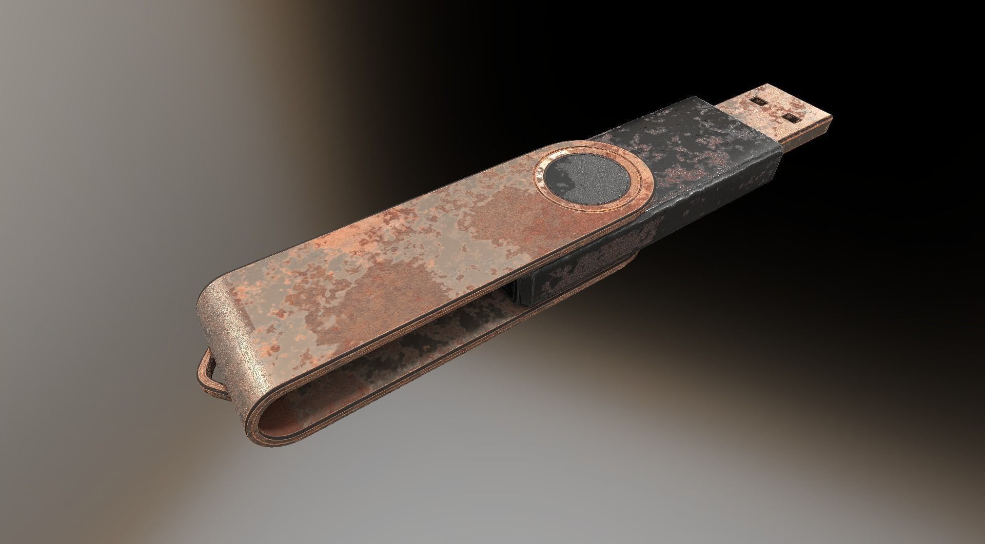 USB Stick Collection - Gameready - PBR Textures Low-poly 3D model_26