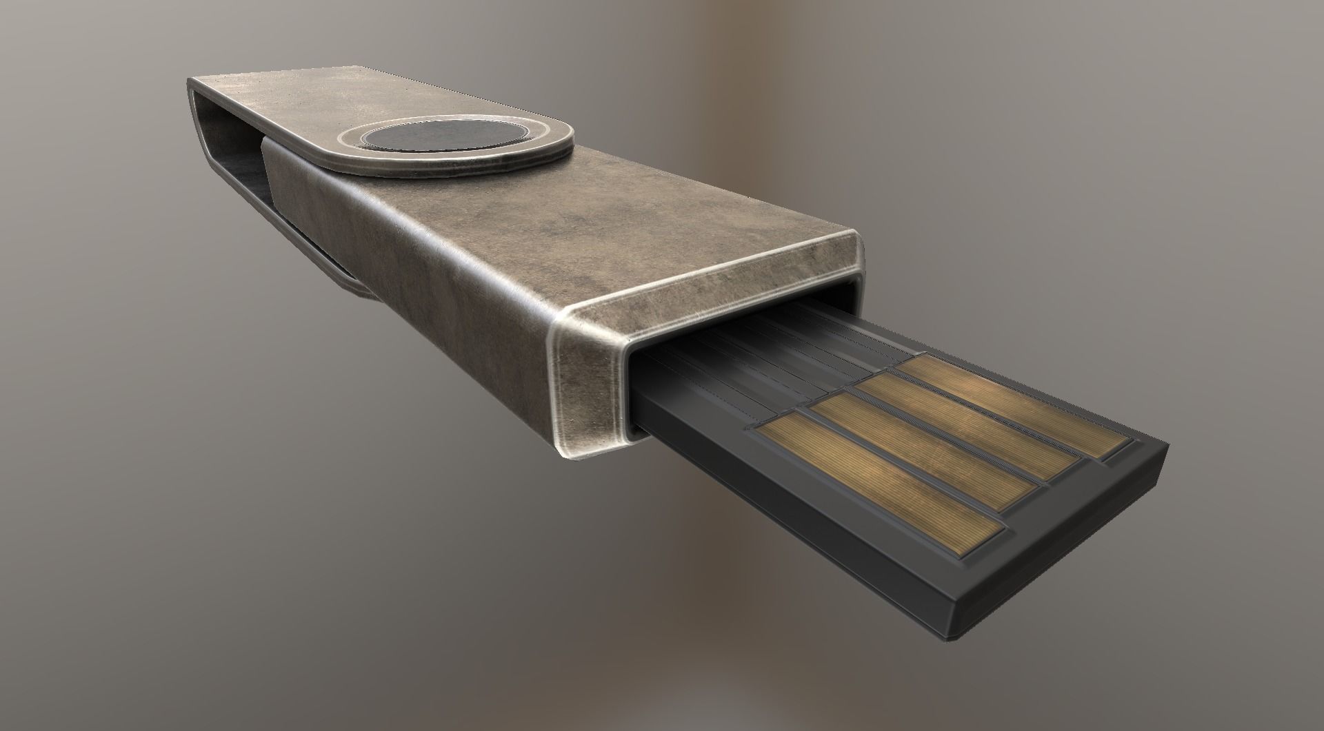 USB Stick Collection - Gameready - PBR Textures Low-poly 3D model_11