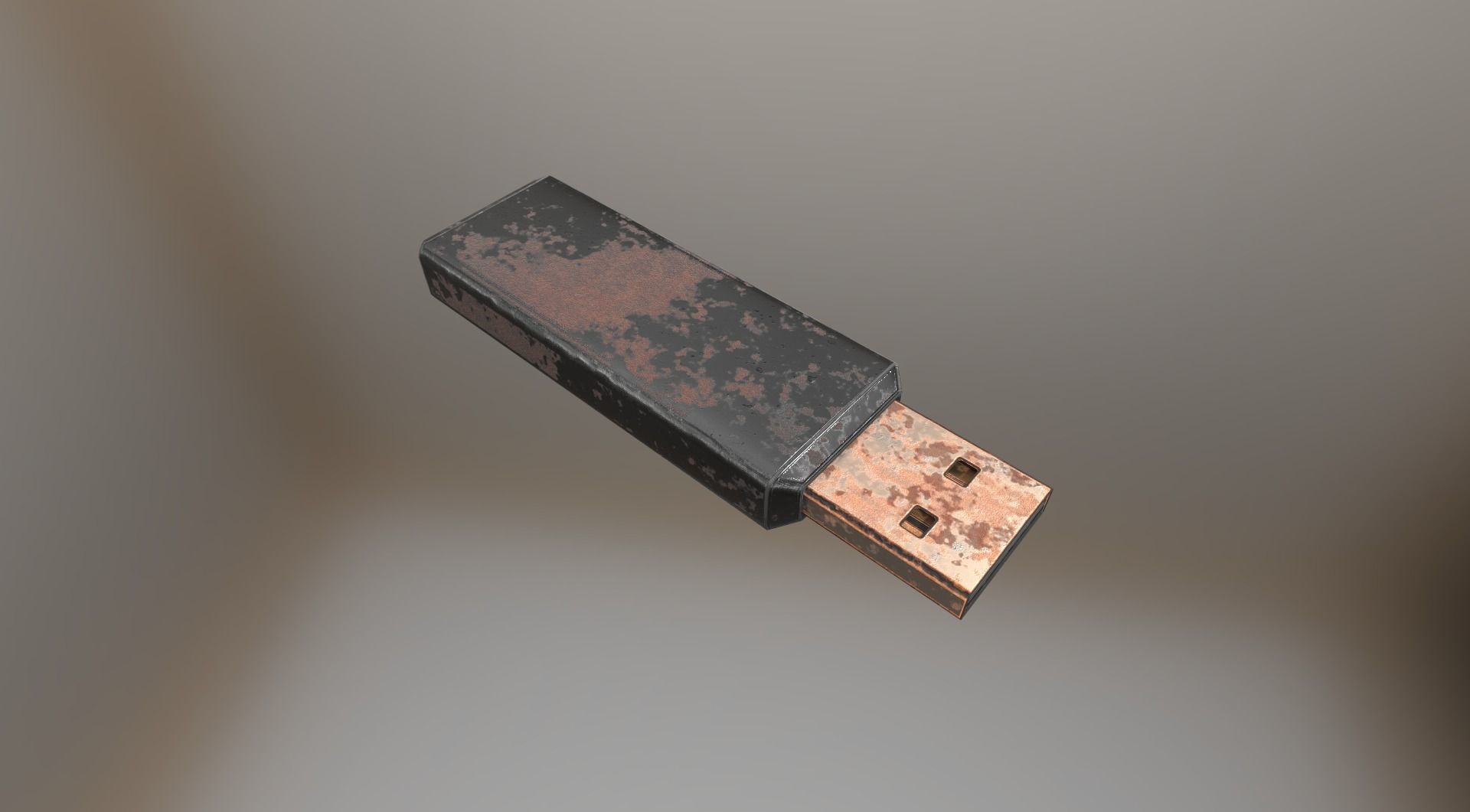 USB Stick Collection - Gameready - PBR Textures Low-poly 3D model_134
