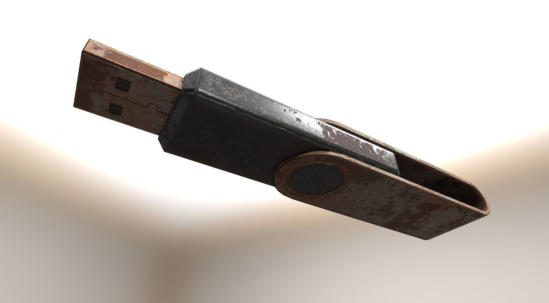 USB Stick Collection - Gameready - PBR Textures Low-poly 3D model_82