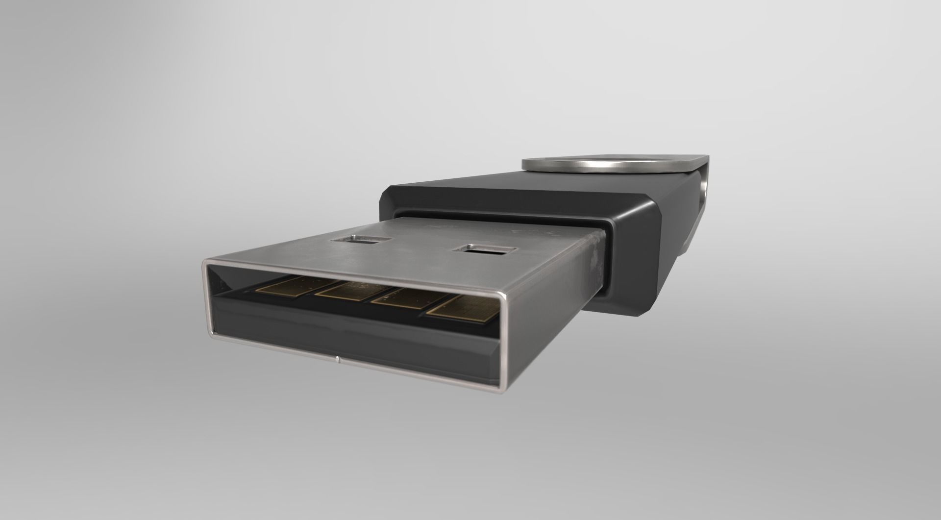 USB Stick Collection - Gameready - PBR Textures Low-poly 3D model_112