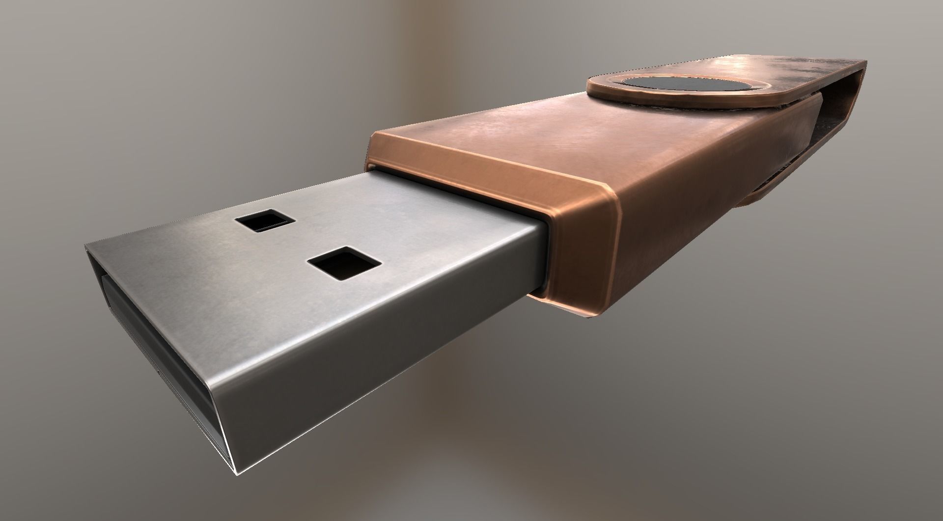 USB Stick Collection - Gameready - PBR Textures Low-poly 3D model_4