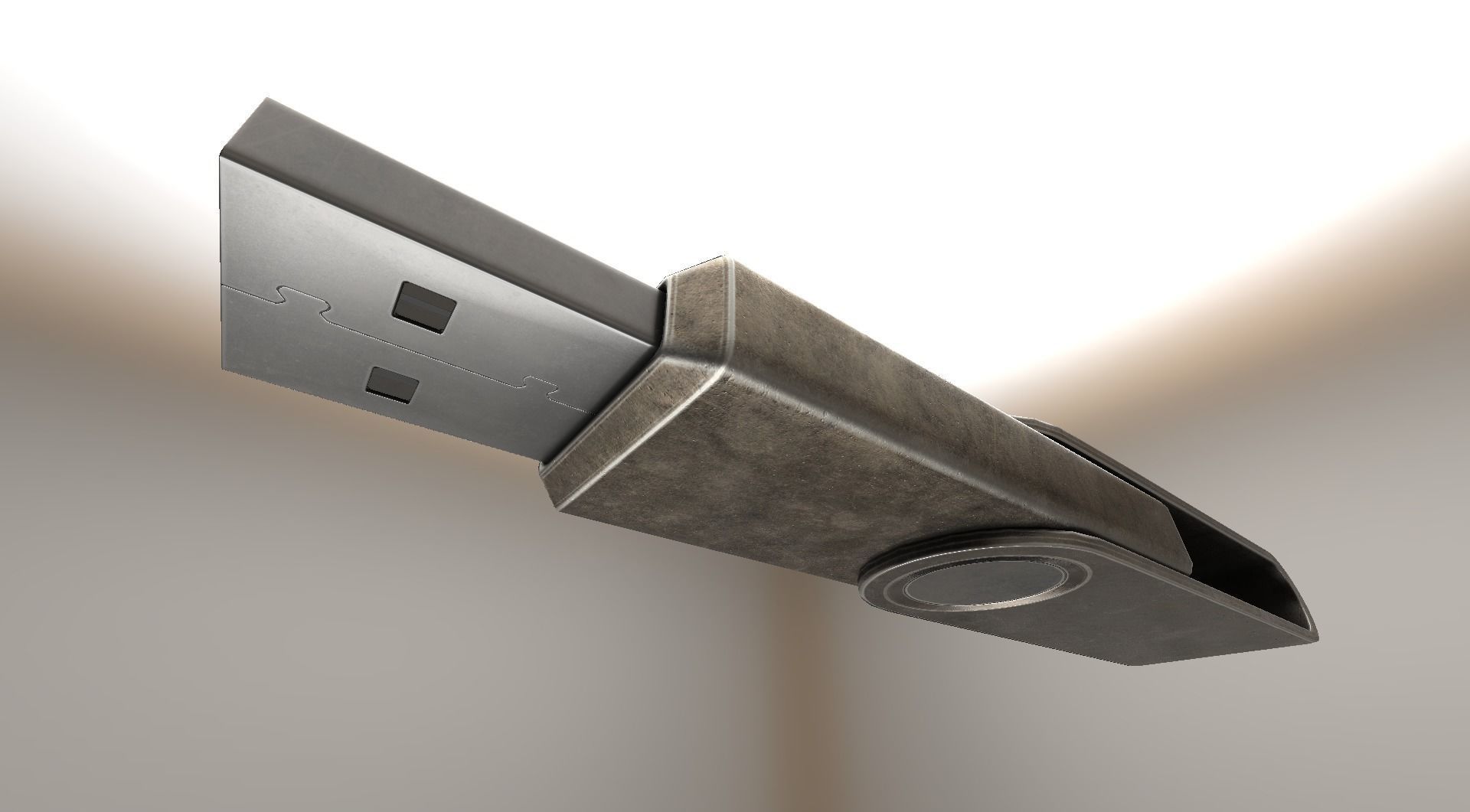 USB Stick Collection - Gameready - PBR Textures Low-poly 3D model_84