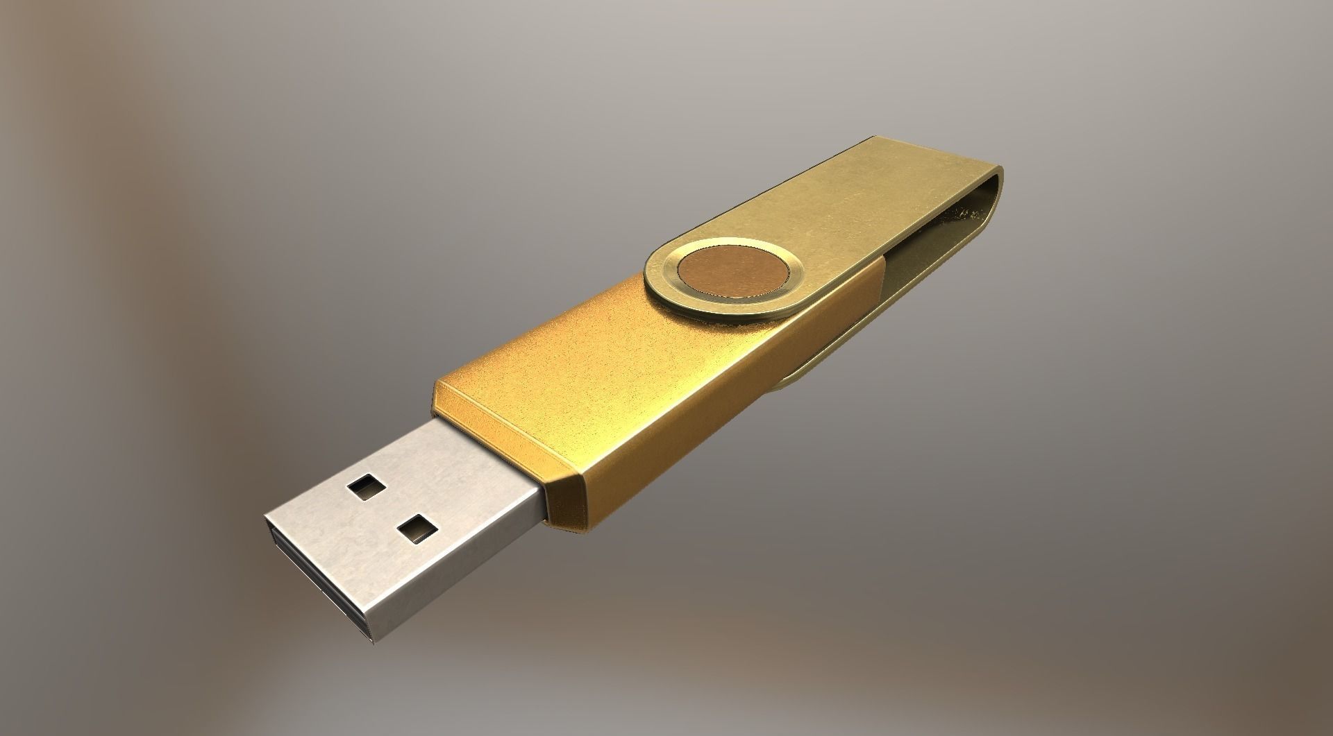 USB Stick Collection - Gameready - PBR Textures Low-poly 3D model_17