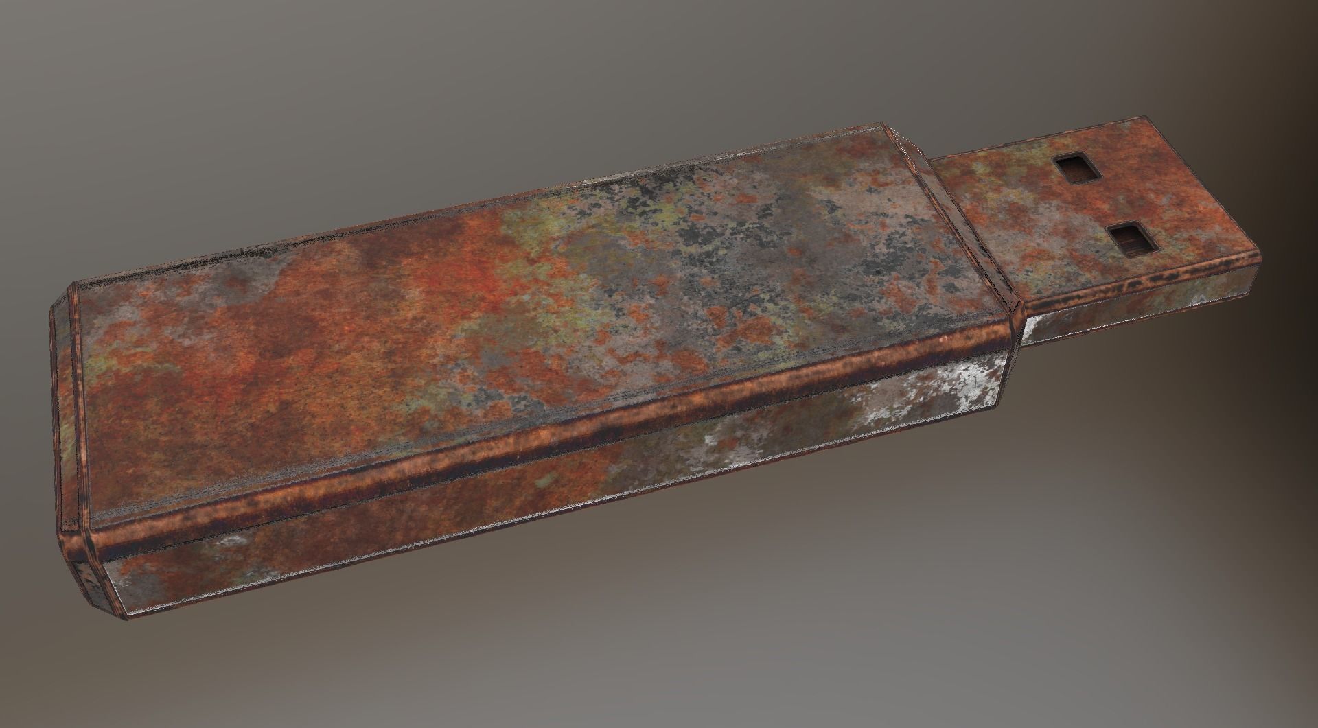 USB Stick Collection - Gameready - PBR Textures Low-poly 3D model_97