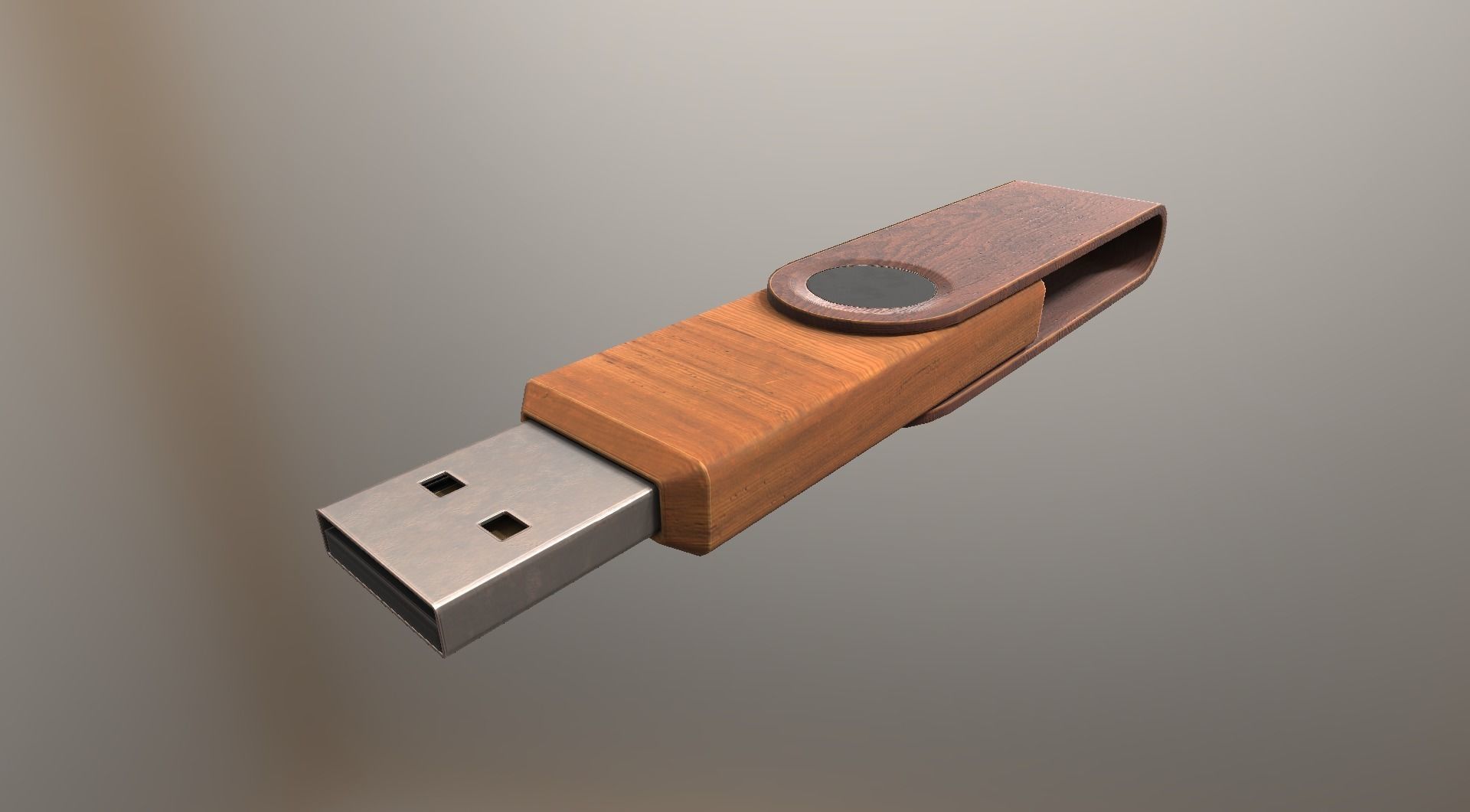 USB Stick Collection - Gameready - PBR Textures Low-poly 3D model_42