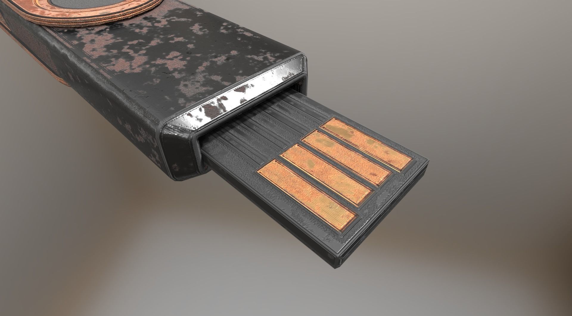 USB Stick Collection - Gameready - PBR Textures Low-poly 3D model_110