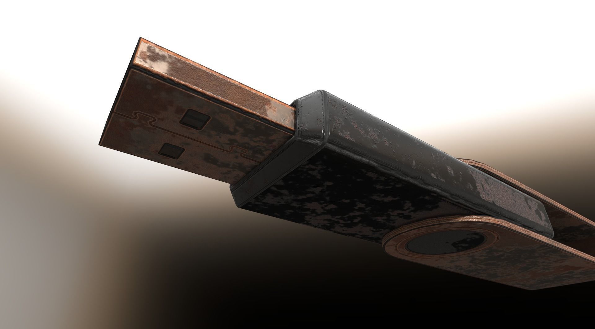 USB Stick Collection - Gameready - PBR Textures Low-poly 3D model_99