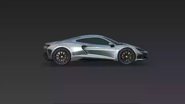 Ultra-Realistic Sports Car 3D Model - High-Poly Luxury Supercare 3D model 3