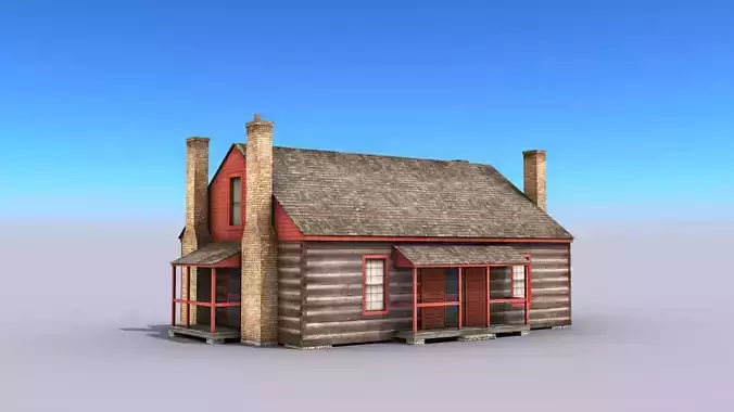 Wooden House Building