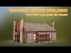 Wooden House Building Low-poly 3D model_1