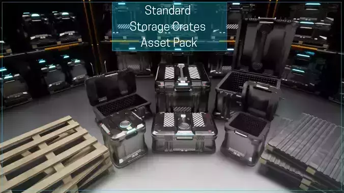 Standard Storage Crates Asset Pack