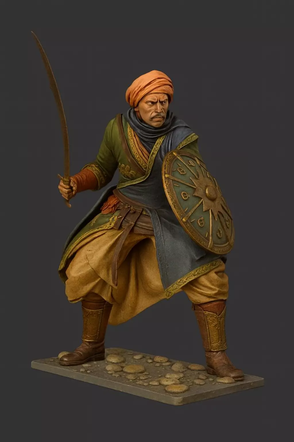 Mamluk Warrior STL File for 3D Printing 3D print model