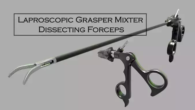 Laproscopic Grasper Mixter Dissecting Forceps