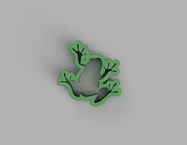 3D Frog Stamp Perfect for Clay and Ceramic