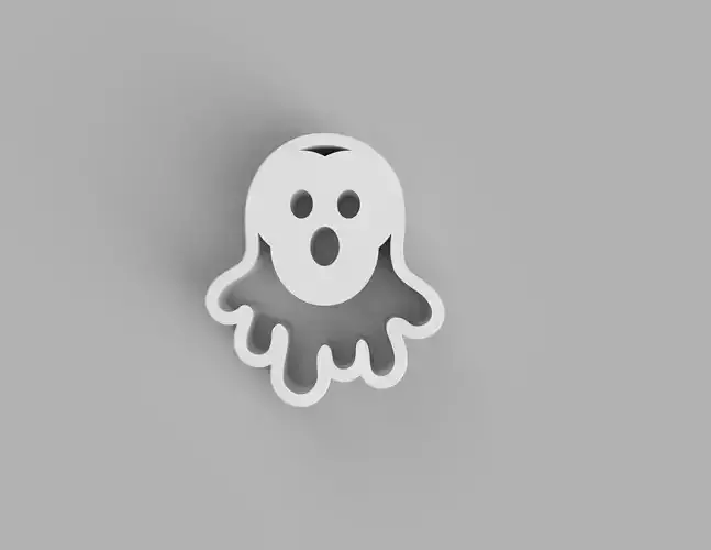 3D Ghost Stamp Perfect for Clay Ceramic