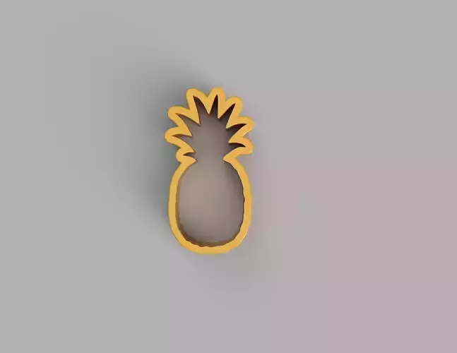 3D Pineapple Stamp Perfect for Clay and Ceramic