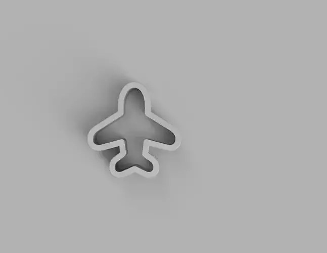 3D Airplane Stamp Perfect for Clay and Ceramic