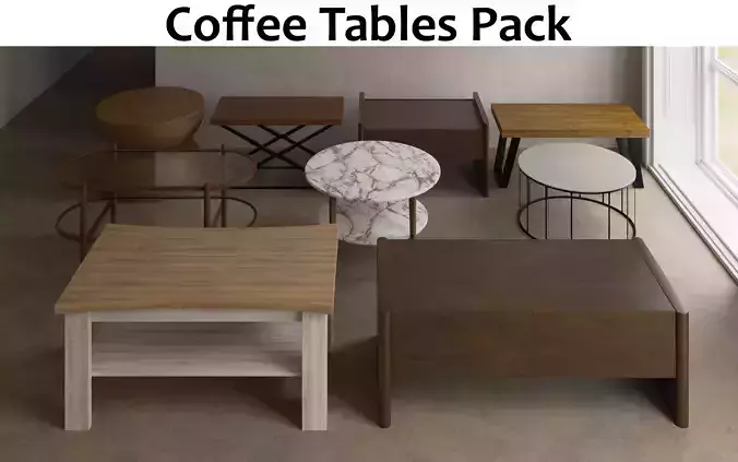 Coffee Tables - Pack Of 9