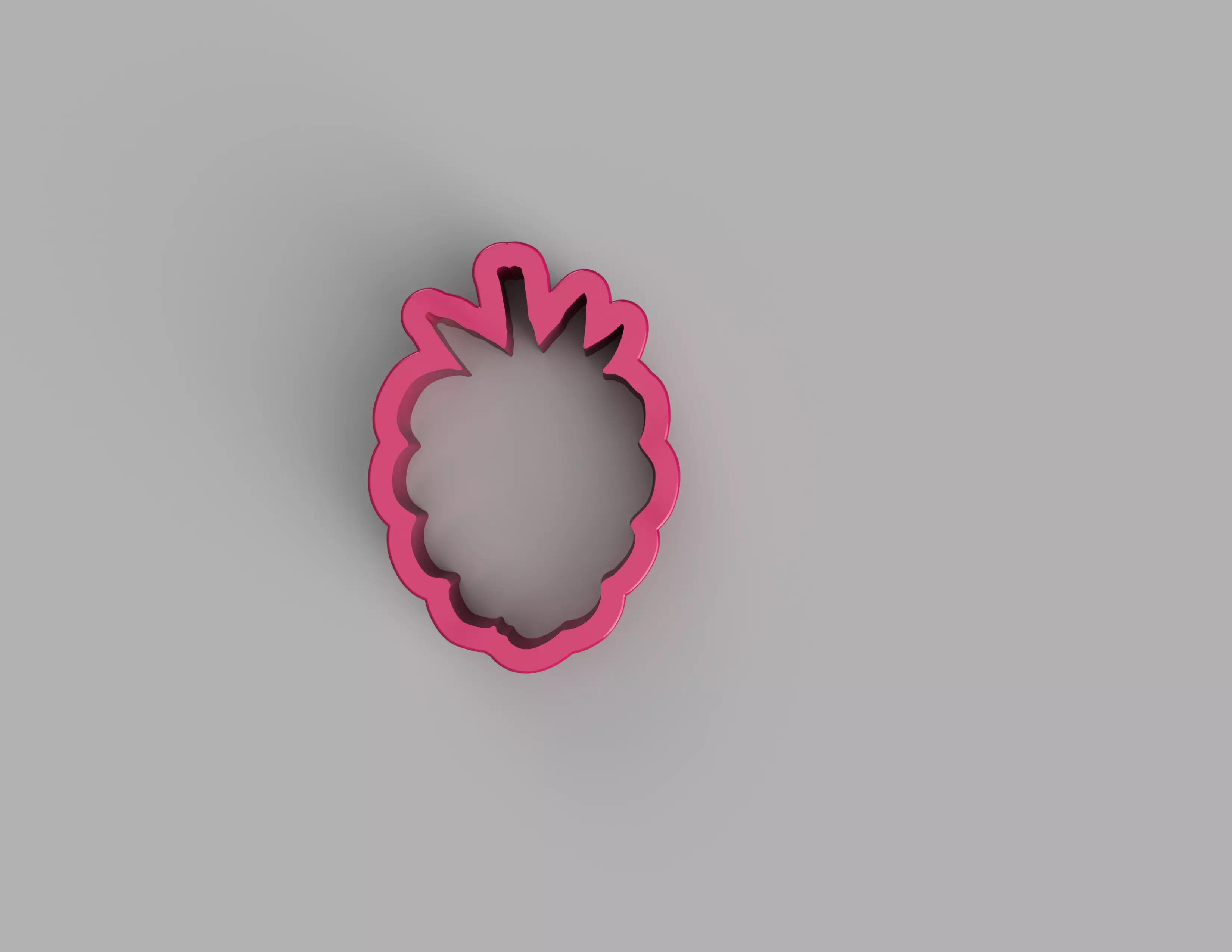 3D Raspberry Stamp Perfect for Clay and Ceramic 3D print model