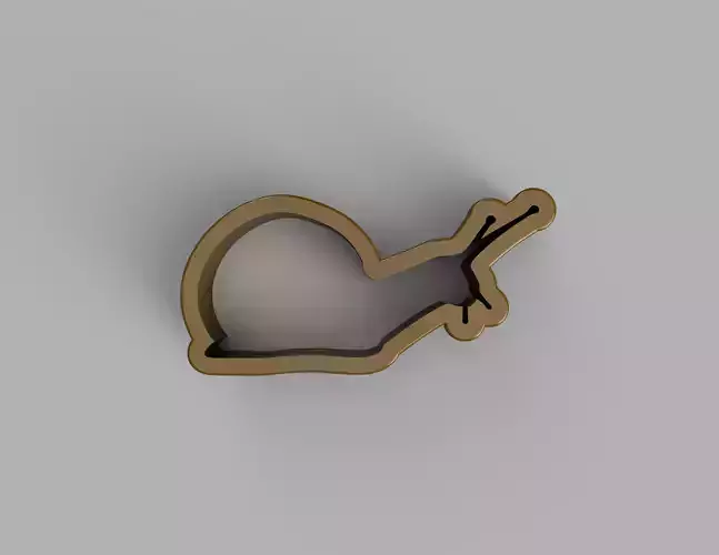 3D Snail Stamp Perfect for Clay and Ceramic