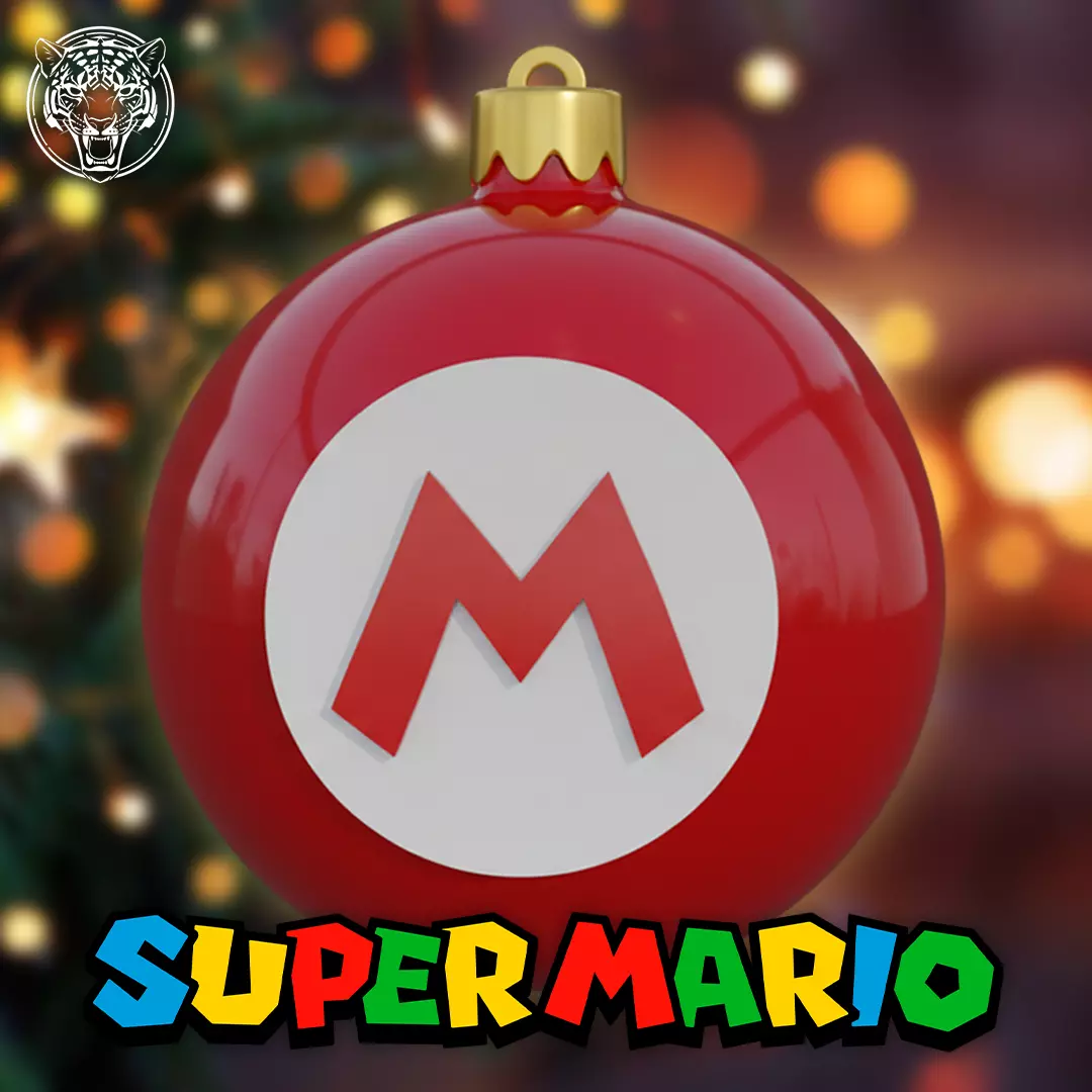 Mario Christmas Ornament - Super Mario 3D print model