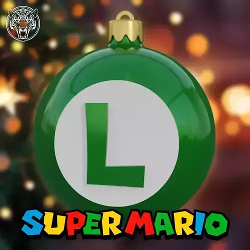 Luigi Christmas Ornament - Super Mario