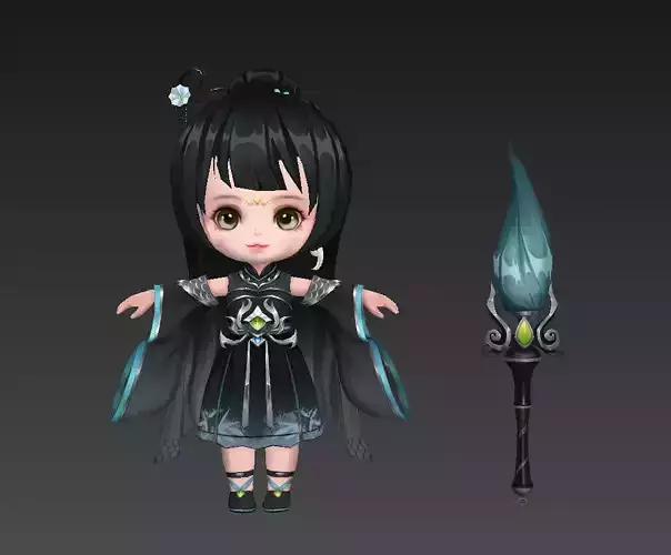 Q version of the pen fairy