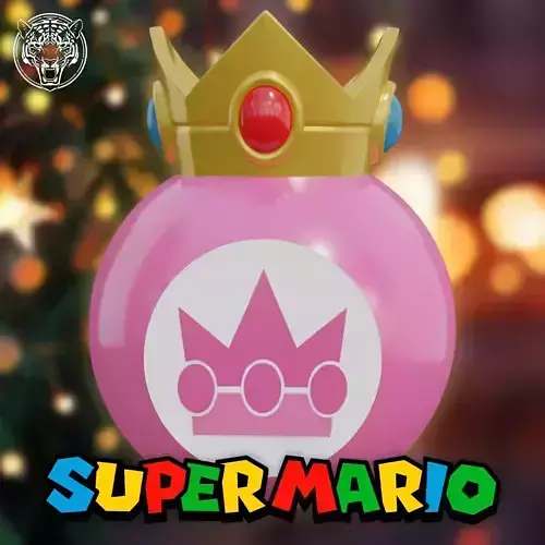 Princess Peach Christmas Ornament - Super Mario
