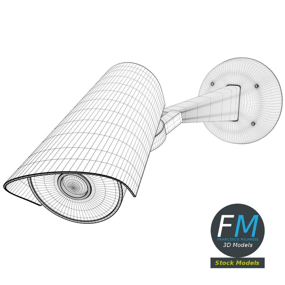 Surveillance camera 1 3D model_7