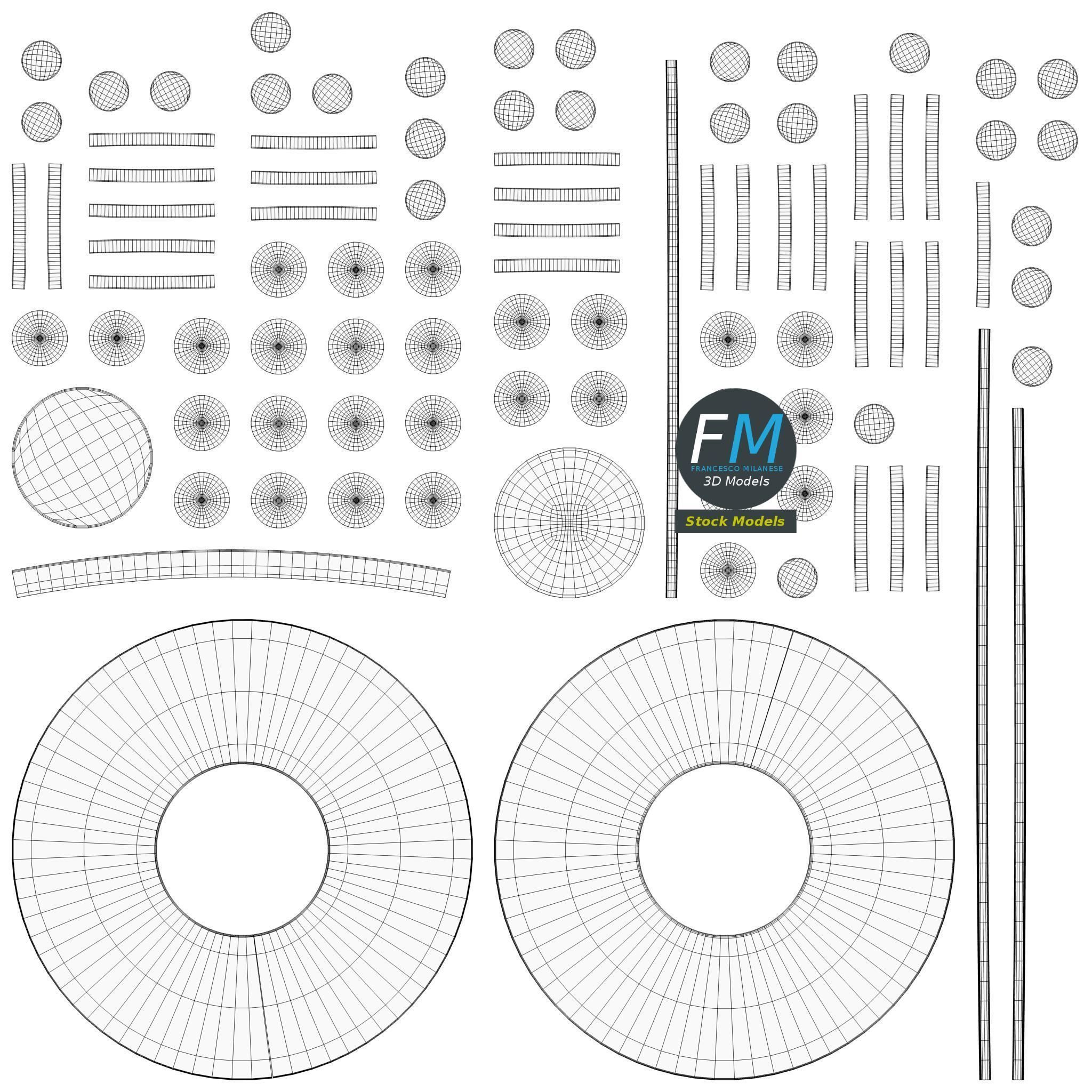 Surveillance camera 1 3D model_14